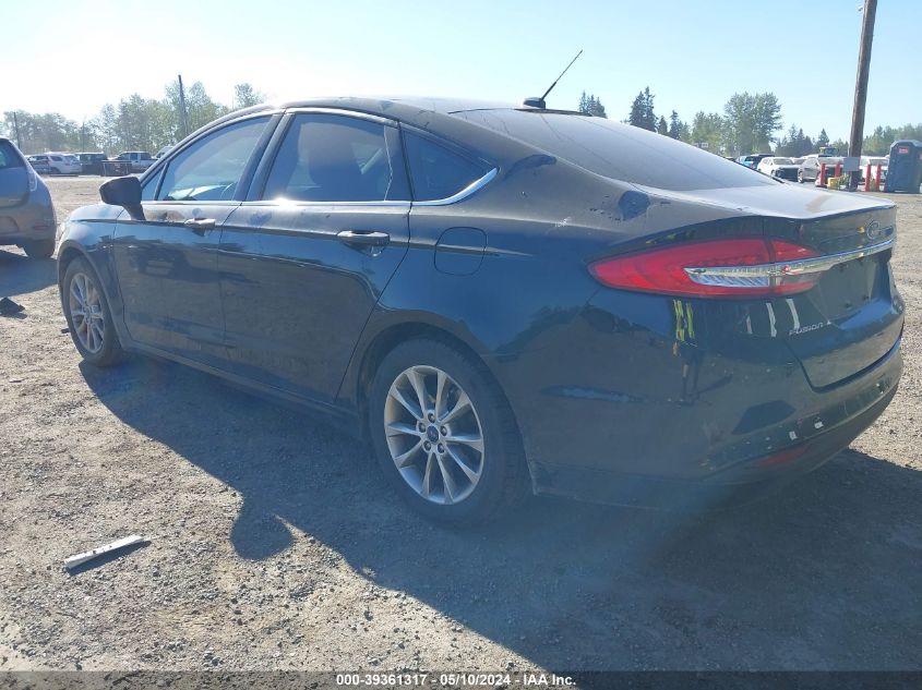 2017 Ford Fusion Se VIN: 3FA6P0H76HR125772 Lot: 39361317