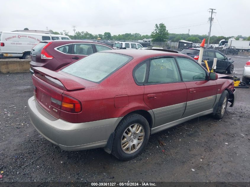 2002 Subaru Outback H6-3.0/H6-3.0 Vdc VIN: 4S3BE896927200627 Lot: 39361327