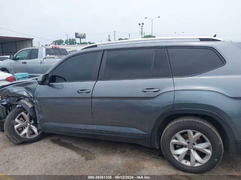 2018 Volkswagen Atlas 3.6L V6 Se VIN: 1V2CR2CA4JC565319 Lot: 39361336