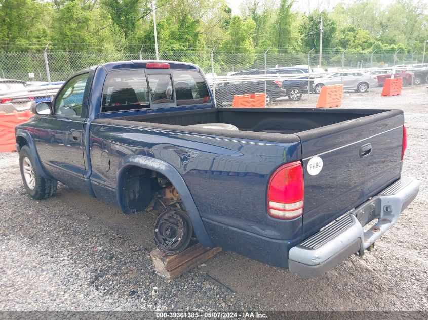 2003 Dodge Dakota VIN: 1D7FL16X53S326614 Lot: 39361385