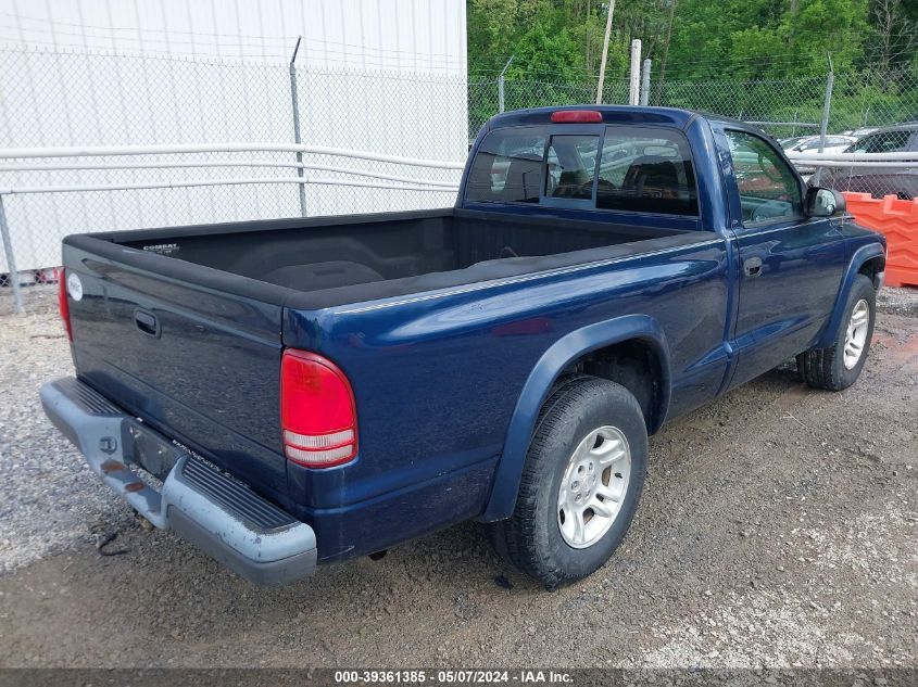 2003 Dodge Dakota VIN: 1D7FL16X53S326614 Lot: 39361385