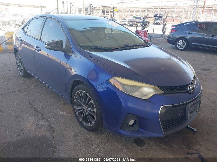 2014 Toyota Corolla S Plus VIN: 5YFBURHE3EP019365 Lot: 39361387