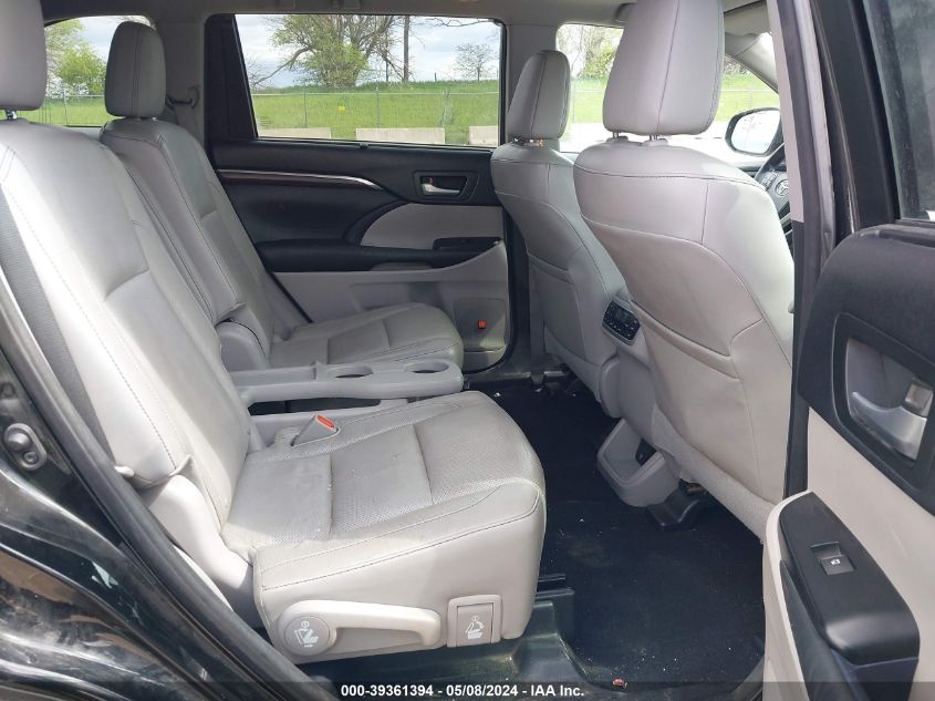 2015 Toyota Highlander Limited Platinum V6 VIN: 5TDYKRFH6FS042094 Lot: 39361394