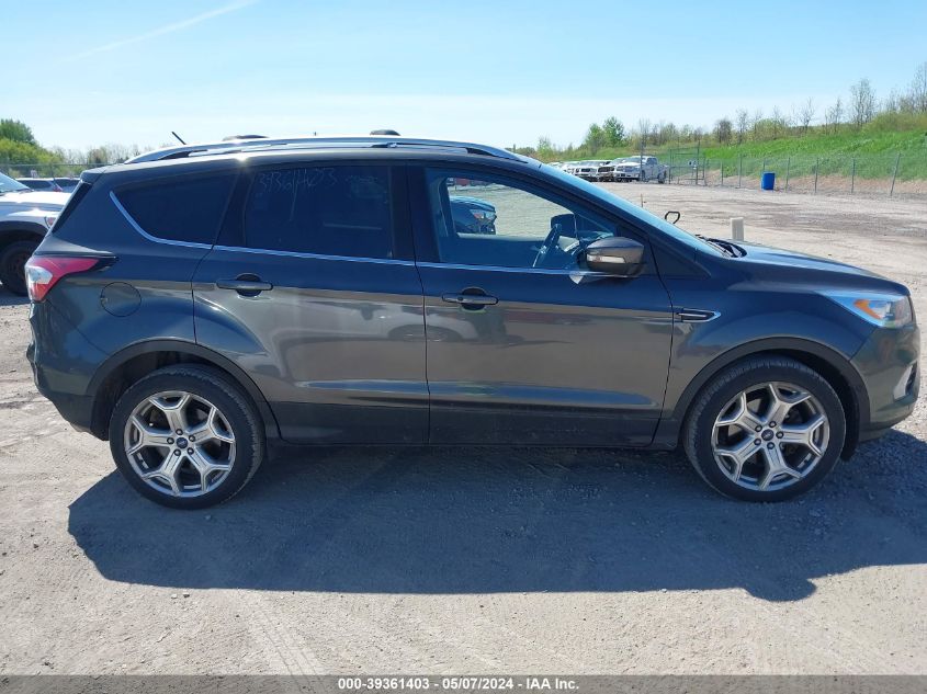 2017 Ford Escape Titanium VIN: 1FMCU9J91HUE13161 Lot: 39361403