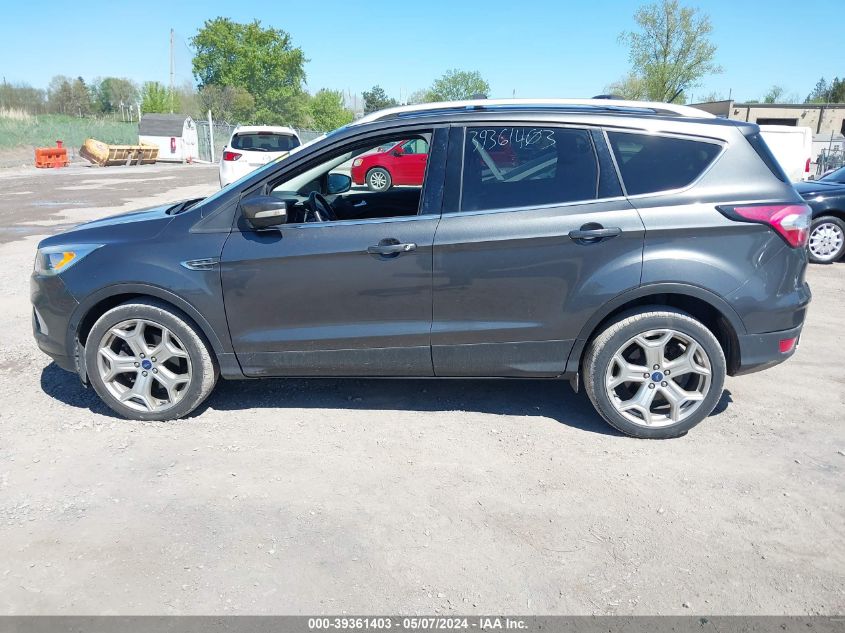 2017 Ford Escape Titanium VIN: 1FMCU9J91HUE13161 Lot: 39361403