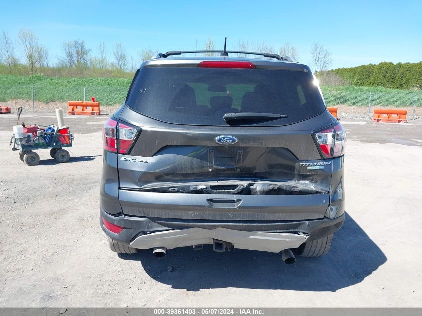 2017 Ford Escape Titanium VIN: 1FMCU9J91HUE13161 Lot: 39361403