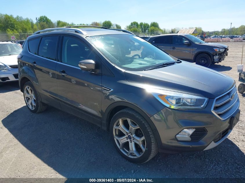 2017 Ford Escape Titanium VIN: 1FMCU9J91HUE13161 Lot: 39361403