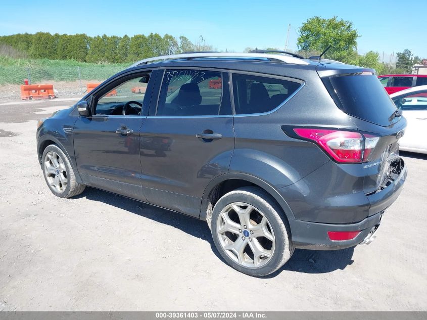 2017 Ford Escape Titanium VIN: 1FMCU9J91HUE13161 Lot: 39361403