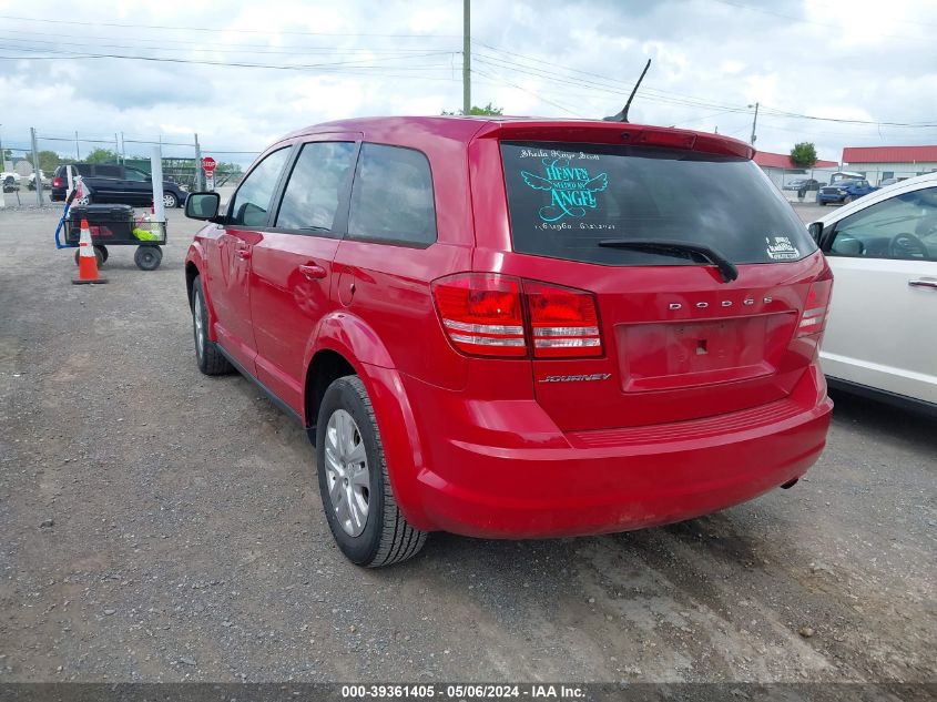 2015 Dodge Journey American Value Pkg VIN: 3C4PDCAB1FT536780 Lot: 39361405