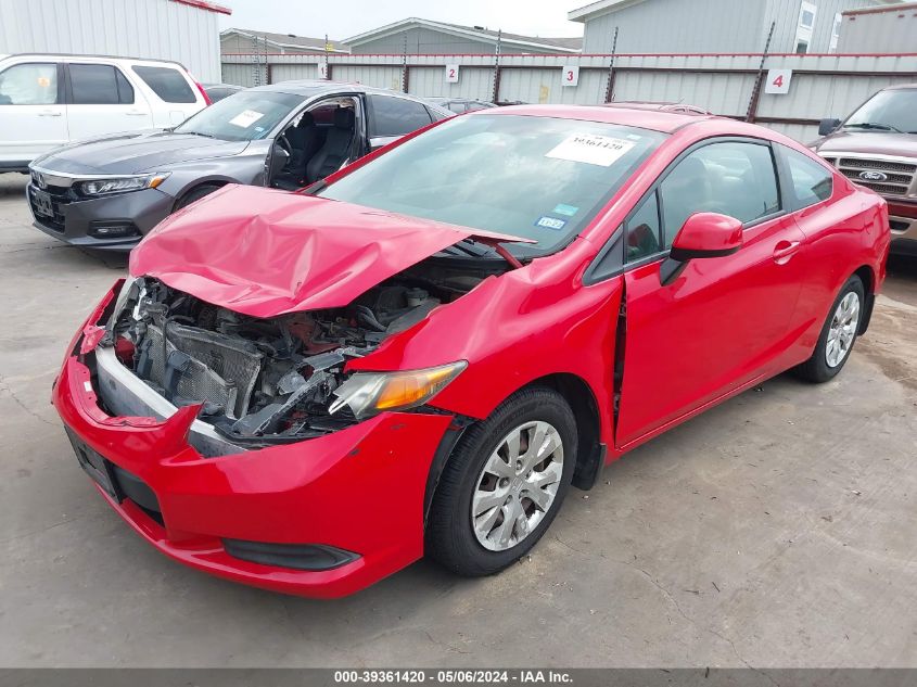 2012 Honda Civic Lx VIN: 2HGFG3B56CH531334 Lot: 39361420