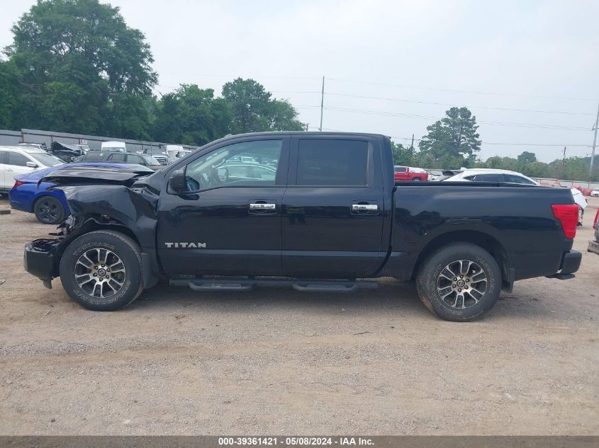 2021 Nissan Titan Sv 4X2 VIN: 1N6AA1EE8MN522392 Lot: 39361421