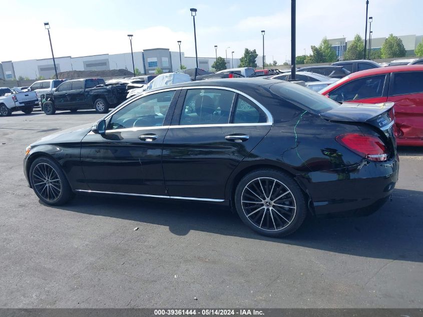 2020 Mercedes-Benz C 300 VIN: WDDWF8DB7LR525694 Lot: 39361444