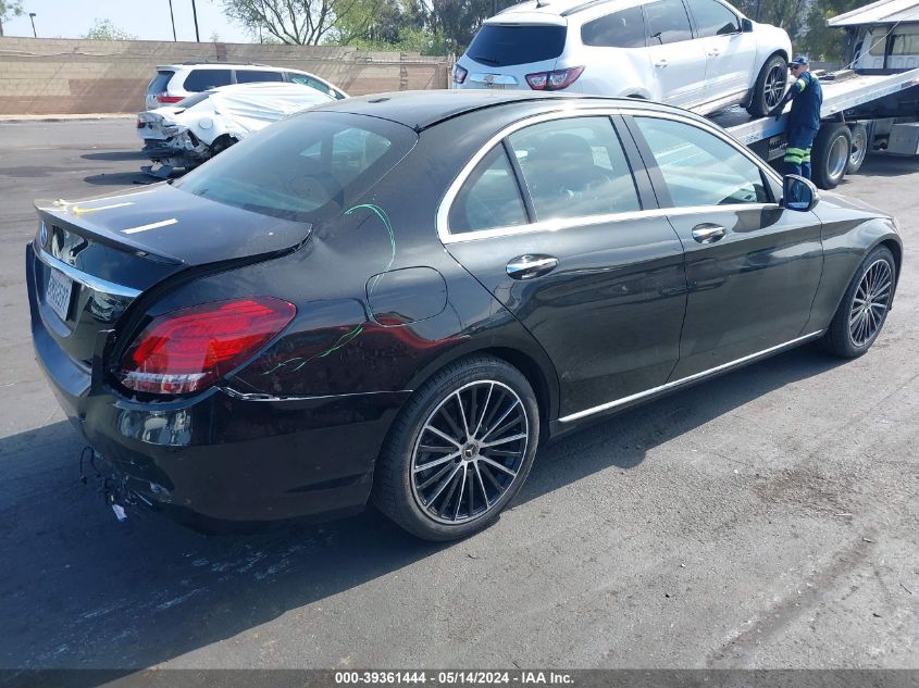 2020 Mercedes-Benz C 300 VIN: WDDWF8DB7LR525694 Lot: 39361444