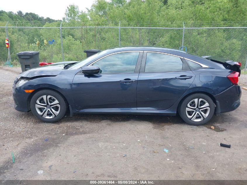 2017 Honda Civic Lx VIN: 19XFC2F59HE027393 Lot: 39361464