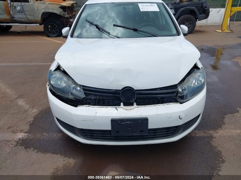 2013 Volkswagen Golf 2.5L 4-Door VIN: WVWDB7AJ6DW138219 Lot: 39361483