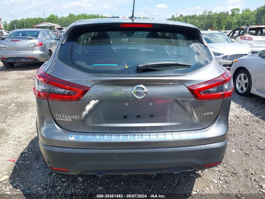 2020 Nissan Rogue Sport S Awd Xtronic Cvt VIN: JN1BJ1CW8LW361282 Lot: 39361492