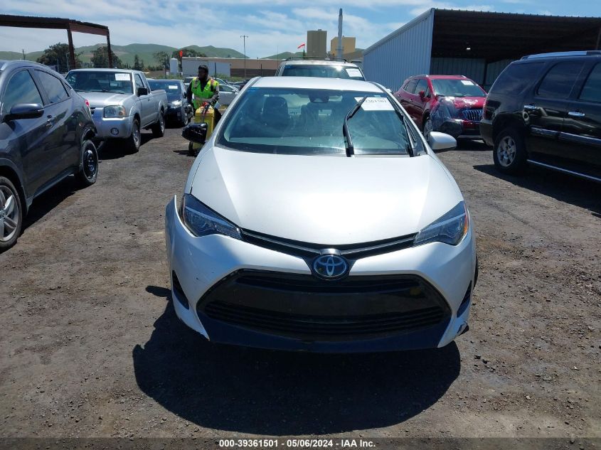 2019 Toyota Corolla Le VIN: 2T1BURHE9KC245115 Lot: 39361501