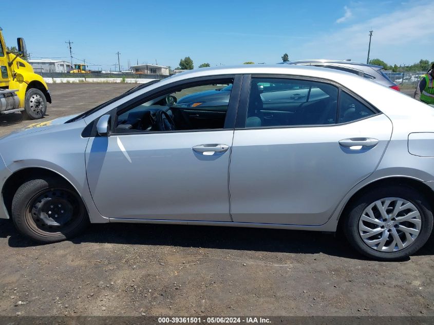 2019 Toyota Corolla Le VIN: 2T1BURHE9KC245115 Lot: 39361501