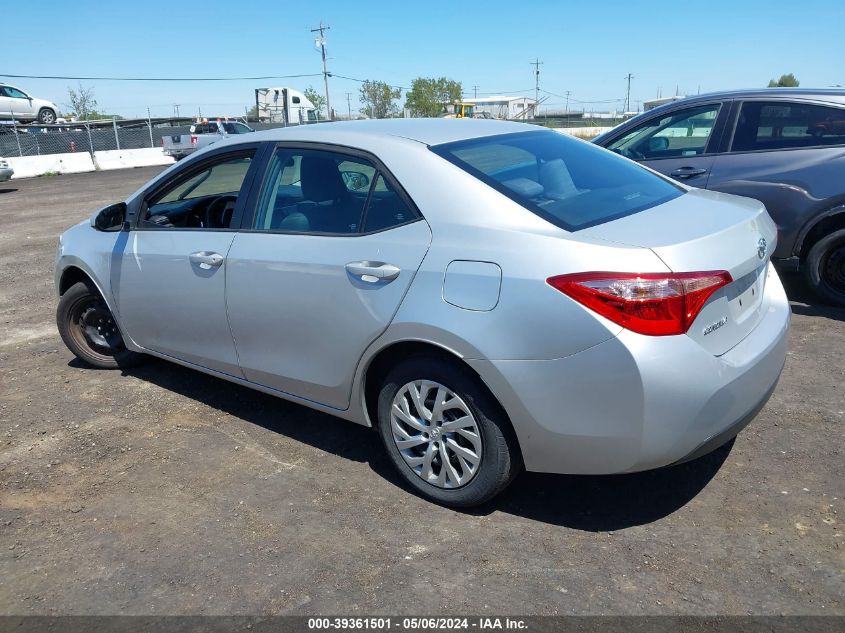 2019 Toyota Corolla Le VIN: 2T1BURHE9KC245115 Lot: 39361501