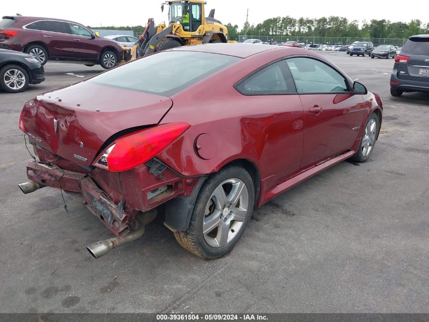 2008 Pontiac G6 Gxp VIN: 1G2ZM177784222628 Lot: 39361504