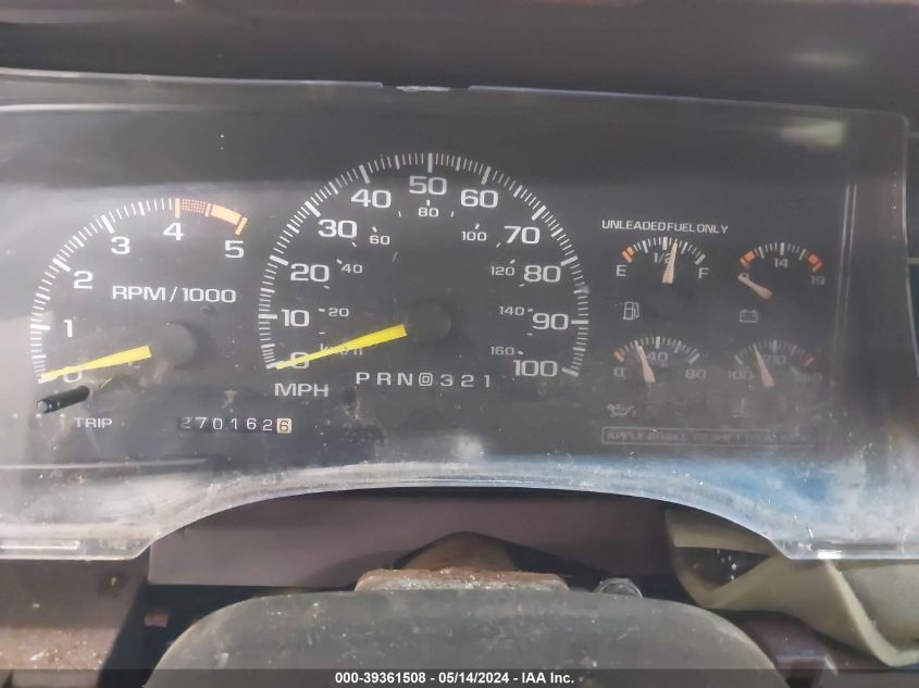 1995 Chevrolet Suburban C1500 VIN: 1GNEC16KXSJ336206 Lot: 39361508