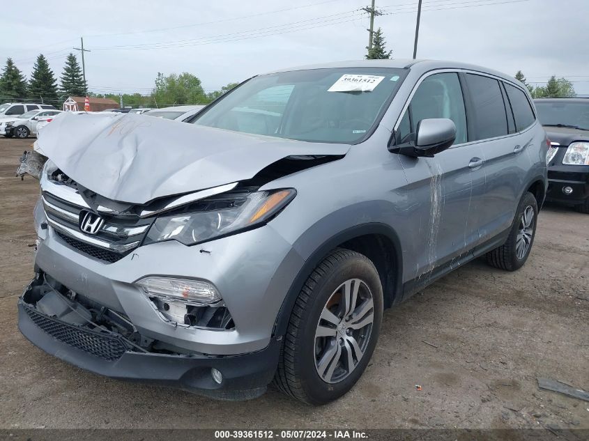 2016 Honda Pilot Ex-L VIN: 5FNYF6H56GB032726 Lot: 39361512