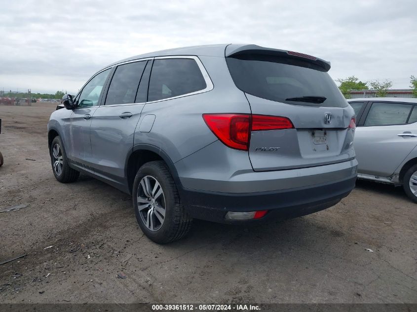 2016 Honda Pilot Ex-L VIN: 5FNYF6H56GB032726 Lot: 39361512