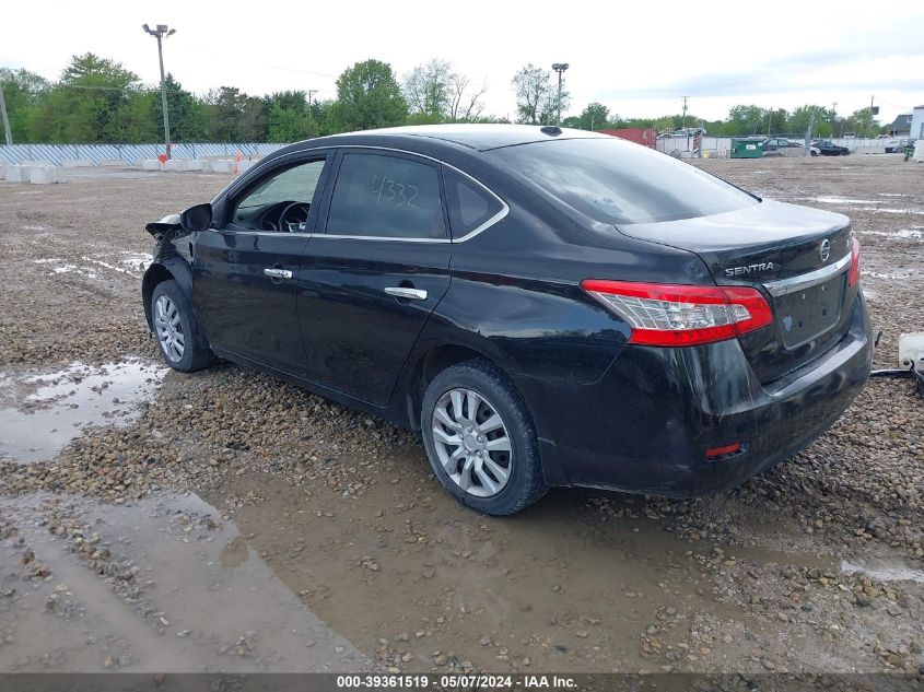 2015 Nissan Sentra Sv VIN: 3N1AB7AP3FY308994 Lot: 39361519