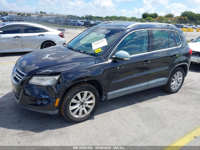 2009 Volkswagen Tiguan Se VIN: WVGAV75N49W540461 Lot: 39361552