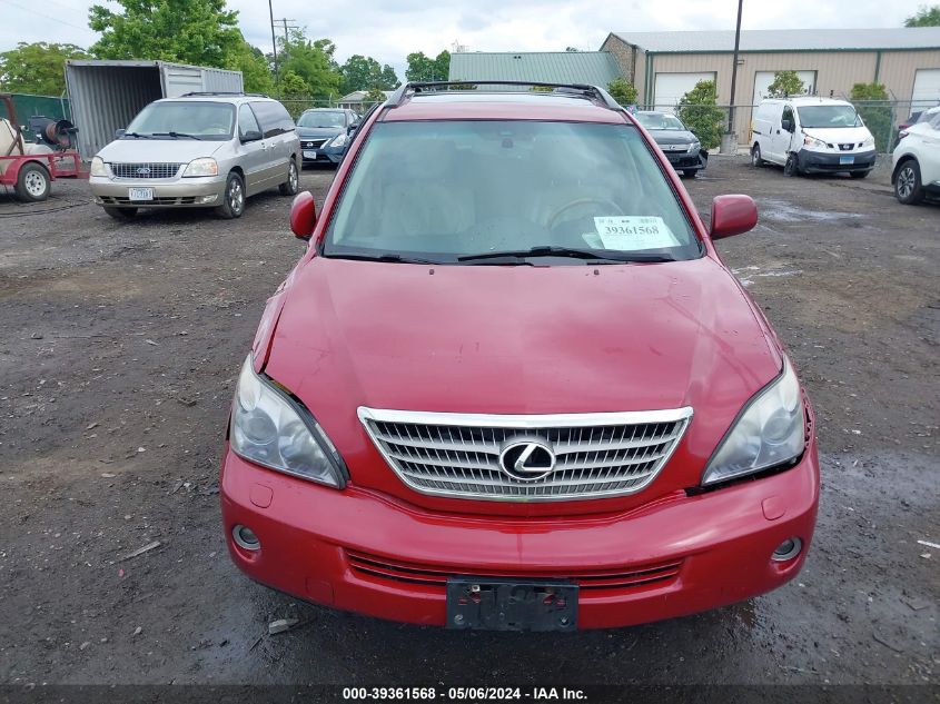 2008 Lexus Rx 400H VIN: JTJHW31U982064622 Lot: 39361568