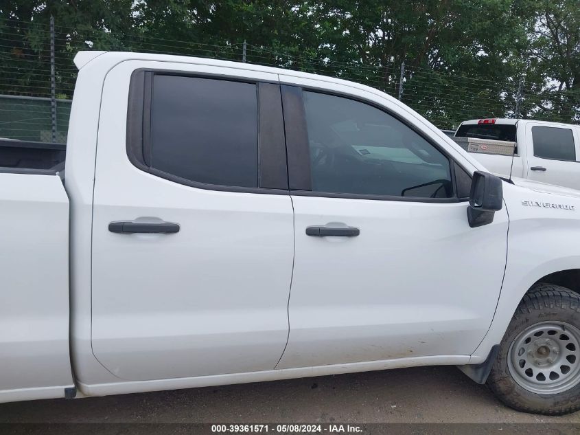 2021 Chevrolet Silverado 1500 4Wd Double Cab Standard Bed Wt VIN: 1GCRYAEH3MZ273973 Lot: 39361571