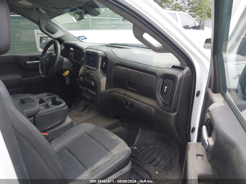 2021 Chevrolet Silverado 1500 4Wd Double Cab Standard Bed Wt VIN: 1GCRYAEH3MZ273973 Lot: 39361571