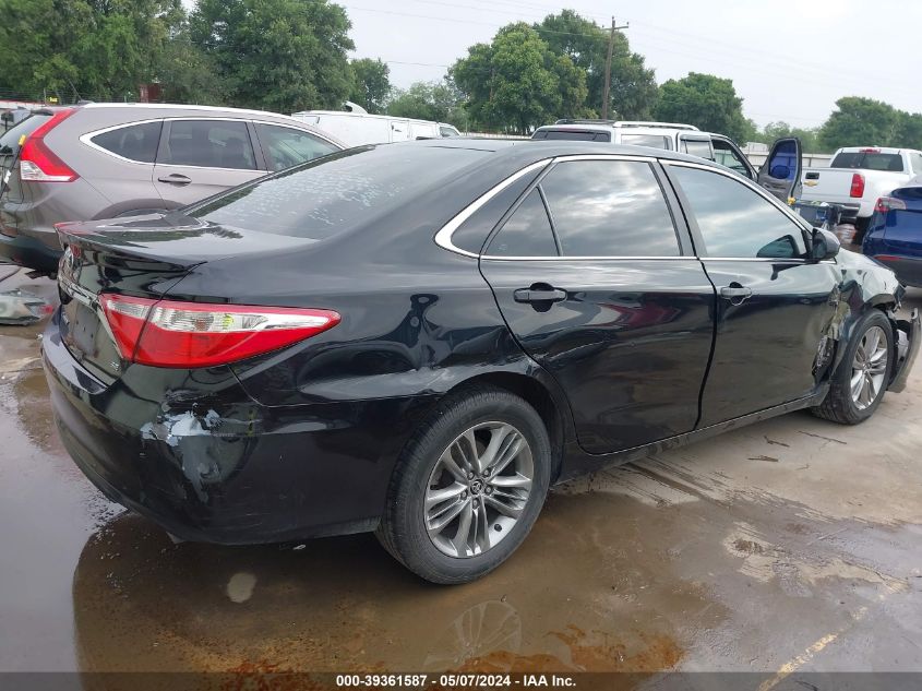 2016 Toyota Camry Se VIN: 4T1BF1FK4GU515636 Lot: 39361587