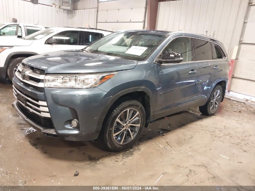 2019 Toyota Highlander Xle VIN: 5TDJZRFH1KS746453 Lot: 39361590