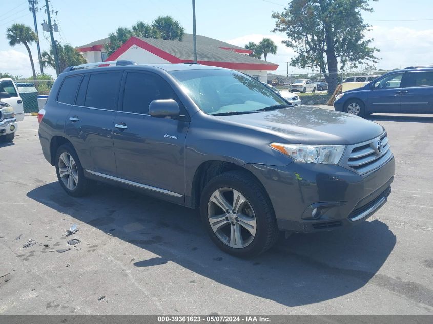 2013 TOYOTA HIGHLANDER LIMITED V6 - 5TDYK3EH7DS125349