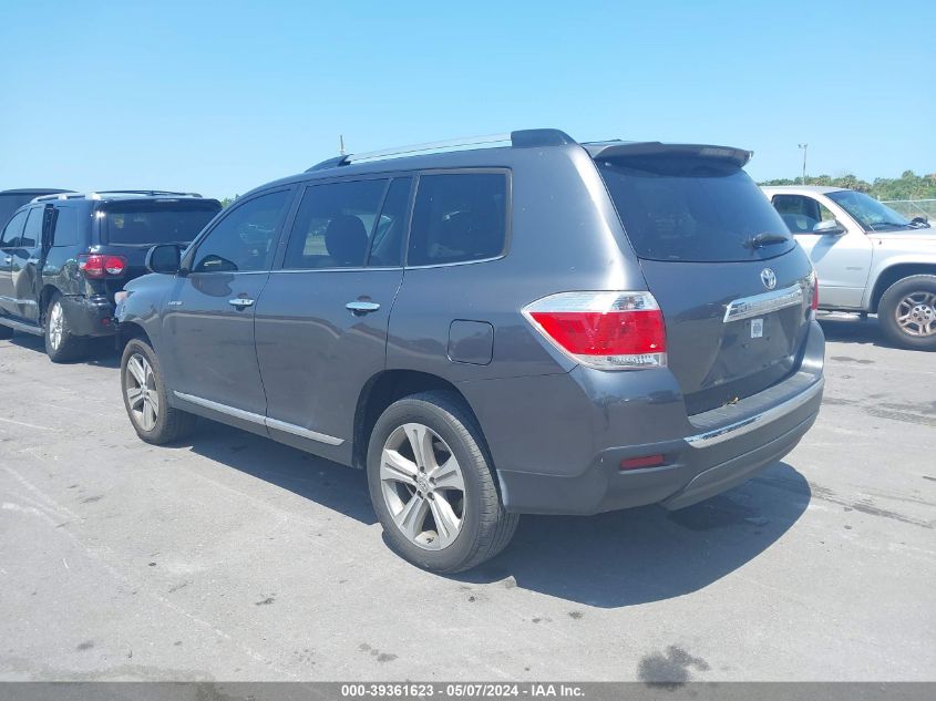 2013 TOYOTA HIGHLANDER LIMITED V6 - 5TDYK3EH7DS125349