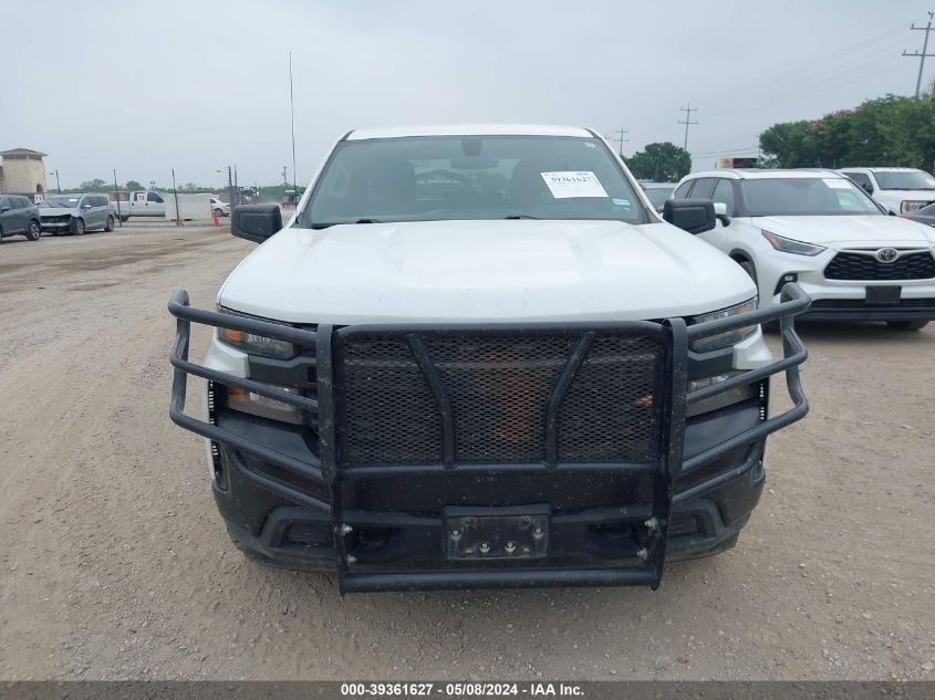 2021 Chevrolet Silverado 1500 4Wd Double Cab Standard Bed Wt VIN: 1GCRYAEHXMZ272285 Lot: 39361627