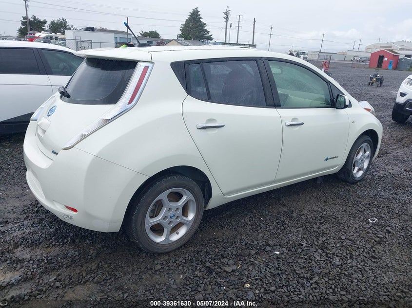 2011 Nissan Leaf Sl VIN: JN1AZ0CP9BT008363 Lot: 39361630