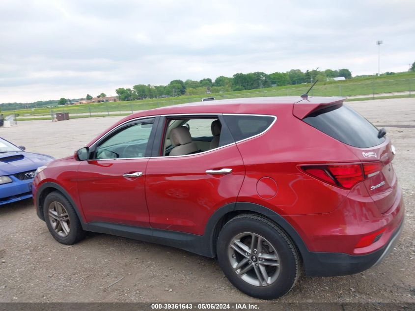 2018 Hyundai Santa Fe Sport 2.4L VIN: 5XYZT3LB5JG530683 Lot: 39361643