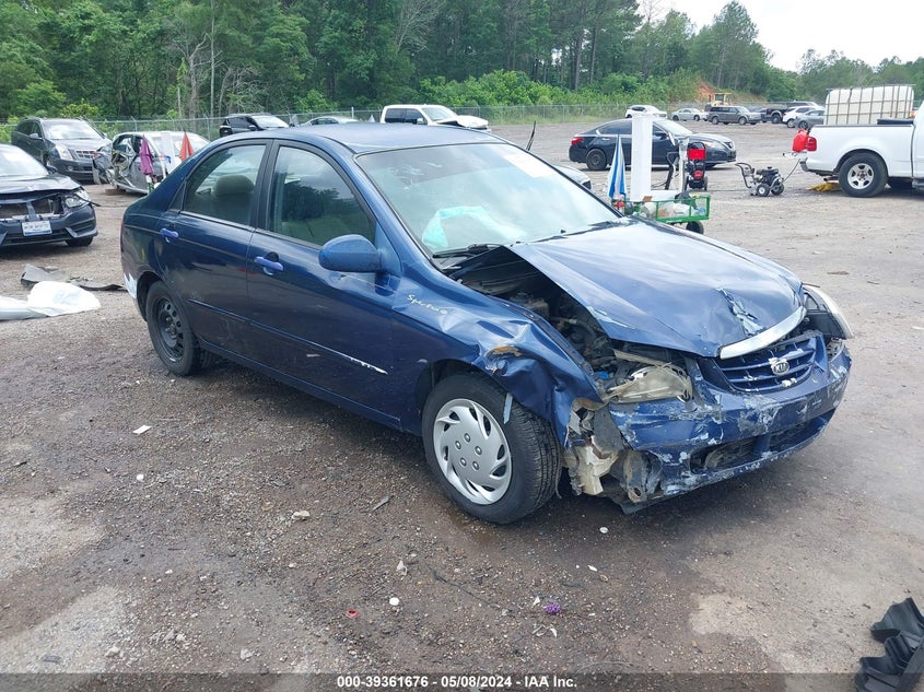 2005 Kia Spectra Ex/Lx/Sx VIN: KNAFE121155181558 Lot: 39361676