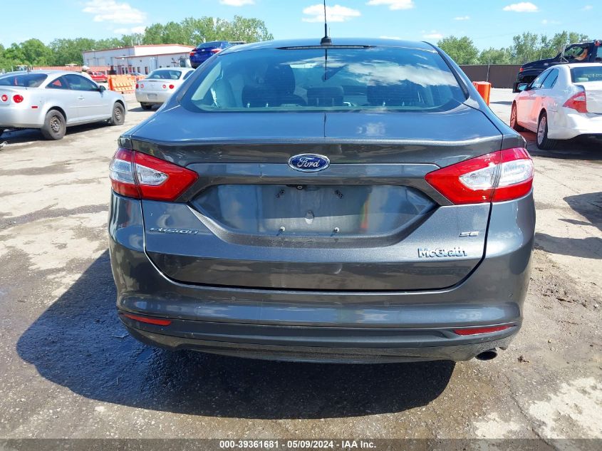 2016 FORD FUSION SE - 3FA6P0H73GR266930