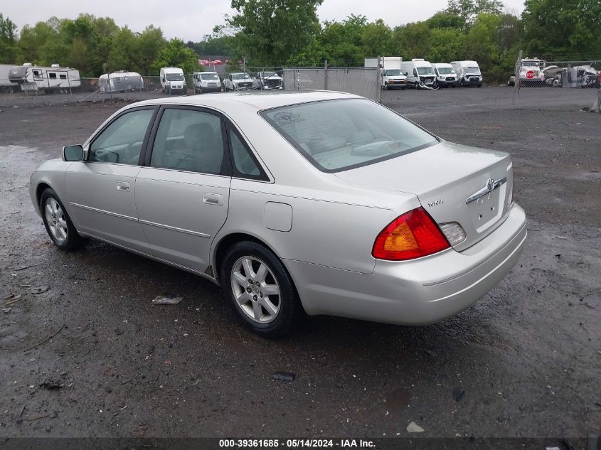 2000 Toyota Avalon Xls VIN: 4T1BF28B7YU054081 Lot: 39361685