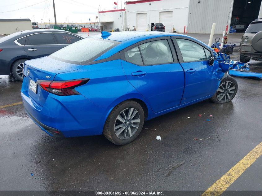 2021 Nissan Versa Sv Xtronic Cvt VIN: 3N1CN8EV6ML833184 Lot: 39361692