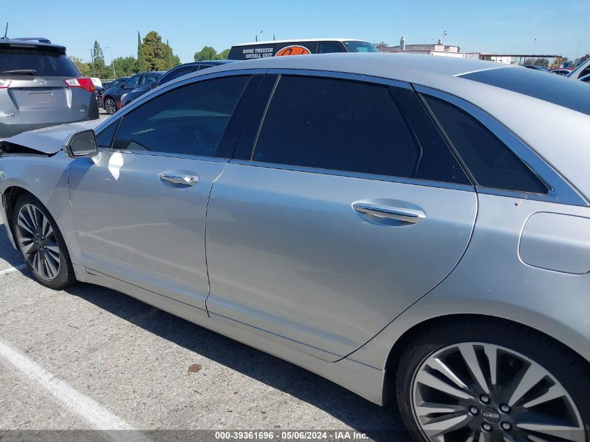 2017 Lincoln Mkz Reserve VIN: 3LN6L5E94HR663715 Lot: 39361696