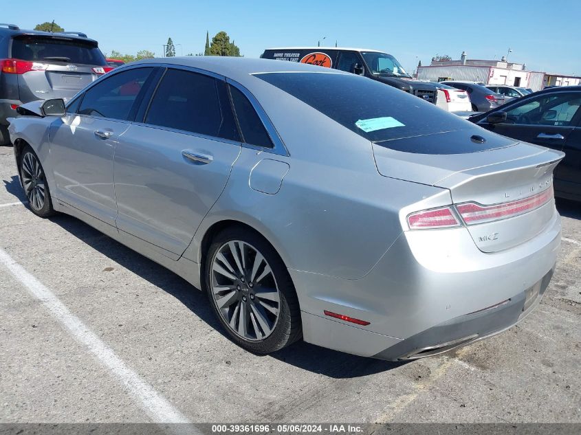 2017 Lincoln Mkz Reserve VIN: 3LN6L5E94HR663715 Lot: 39361696