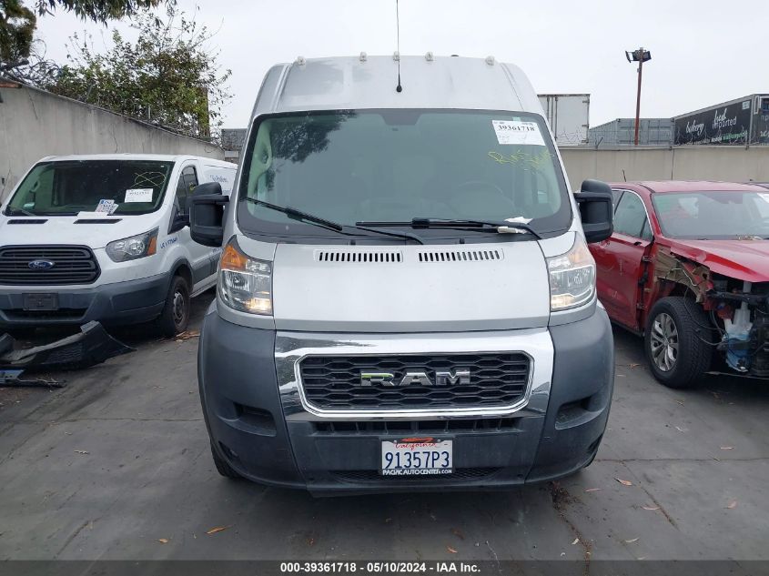 3C6TRVDG6KE529140 2019 Ram Promaster 2500 High Roof 159 Wb