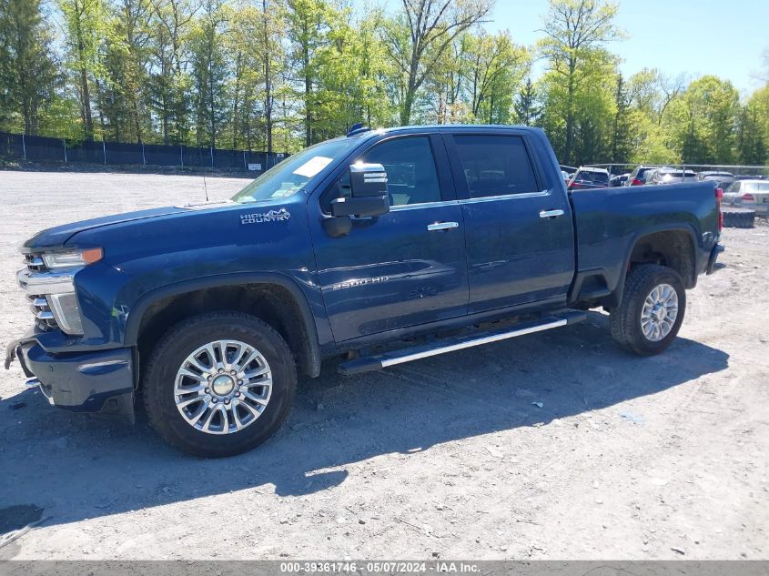 2021 Chevrolet Silverado 2500Hd 4Wd Standard Bed High Country VIN: 1GC4YREYXMF266920 Lot: 39361746