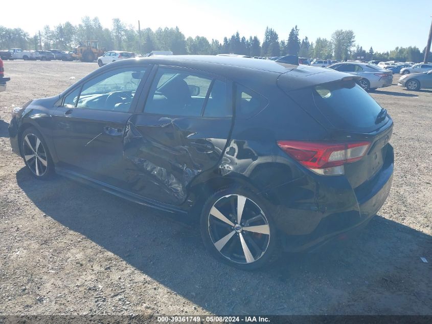 2017 Subaru Impreza 2.0I Sport VIN: 4S3GTAM60H3709841 Lot: 39361749