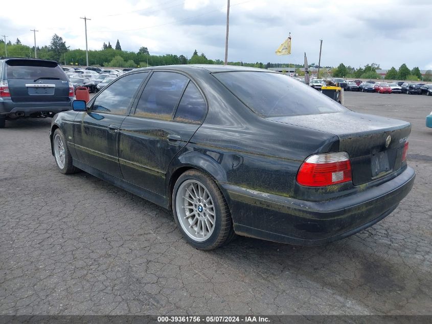 2002 BMW 540Ia VIN: WBADN63442GM74755 Lot: 39361756