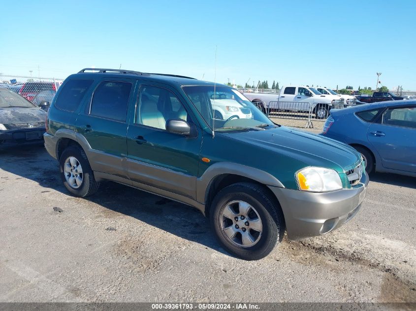 2001 Mazda Tribute Es V6/Lx V6 VIN: 4F2YU091X1KM58668 Lot: 39361793